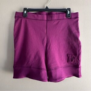 Free People Movement Victory Stretch Biker Shorts Womens XL Mulberry Purple